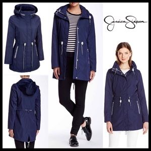 Jessica Simpson navy anorak jacket
